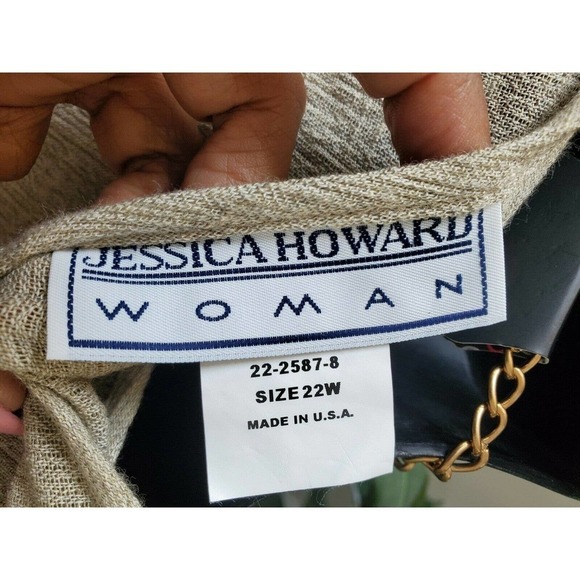 Jessica Howard Cream Rayon & Cotton 3 Piece Set - Picture 6 of 7